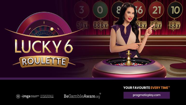 طاولة لعبة الروليت الجديدة Lucky 6 Live Roulette